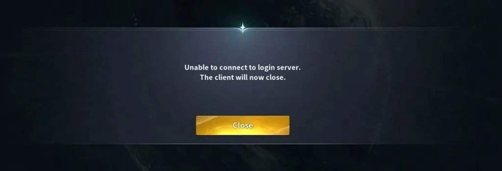 Unable to connect to Aion 2 Taiwan server